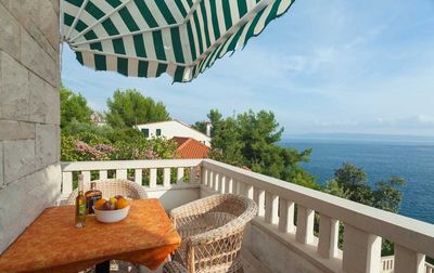 Large Seafront Holiday House with Pool and Large Outdoor Terrace; island Brac