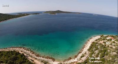 Beachfront House in Sevid; Rogoznica Riviera 