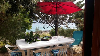 Beachfront House in Sevid; Rogoznica Riviera 