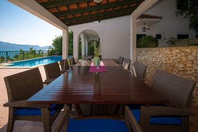 Charming Sea View Holiday Villa with Pool in Mastrinka; Ciovo