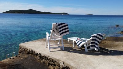 Beachfront House in Sevid; Rogoznica Riviera 