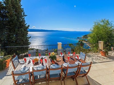 Astonishing Villa with Pool and Amazing Sea View in Omis 