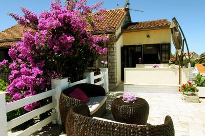 Island Brac Sea View Holiday House with Amazing Garden and Terrace