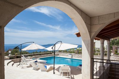 Luxury Villa with Heated Pool and Sea View Terrace Makarska
