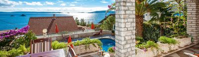 Croatian Seaside House with Pool near Trogir