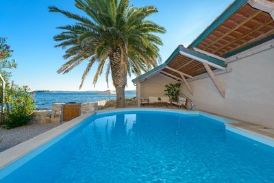 Luxury beach villa with pool in Orebic Peninsula Peljesac