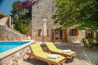 Luxury beach villa with pool in Orebic Peninsula Peljesac