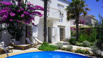 Beachfront Villa with Pool for 9 People in Orebic