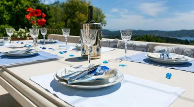 Lovely Holiday House with Private Pool and Sea View in Orasac