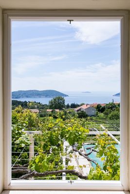 Lovely Holiday House with Private Pool and Sea View in Orasac