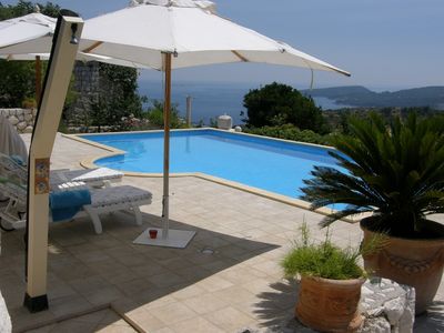 Lovely Holiday House with Private Pool and Sea View in Orasac