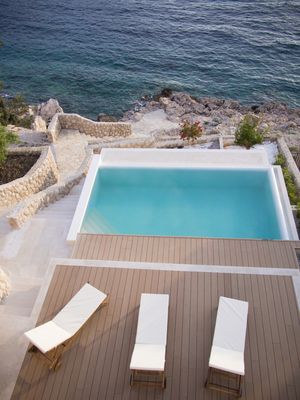 Luxury Villa with Pool and Private Beach in Bilo, Primosten