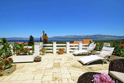 Island Brac Sea View Holiday House with Amazing Garden and Terrace
