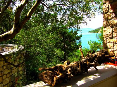 Charming 2 Bedroom Seafront House with Pool Island Brac