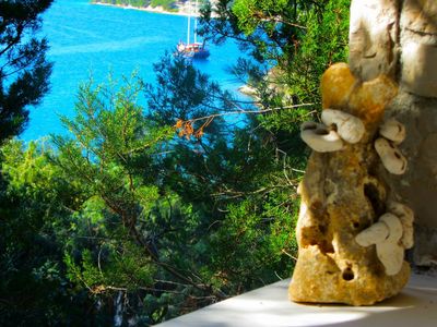 Charming 2 Bedroom Seafront House with Pool Island Brac