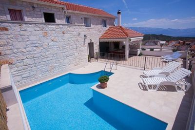 Astonishing Stone Villa With Pool On Island Brac
