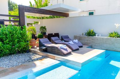 Stylish 6 Bedroom Sea View Villa with Pool near Trogir