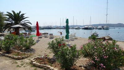 Charming House in Front of Beautiful Pebble Beach in the Heart of Trogir Riviera