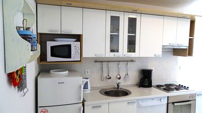 Charming House in Front of Beautiful Pebble Beach in the Heart of Trogir Riviera