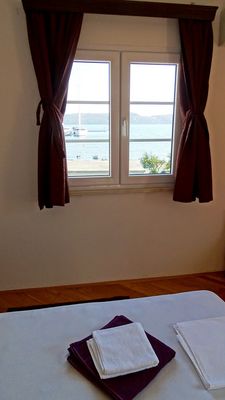Charming House in Front of Beautiful Pebble Beach in the Heart of Trogir Riviera