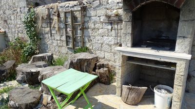 Charming House in Front of Beautiful Pebble Beach in the Heart of Trogir Riviera