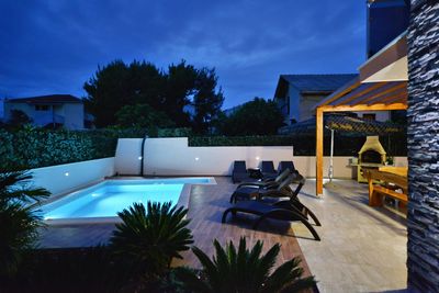Luxury Modern Villa with Pool and Roof Terrace, Island Ciovo