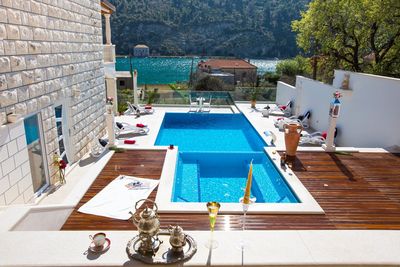 Seaside Villa with Pool and Built in Jacuzzi in Dubrovnik Area
