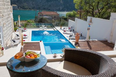 Seaside Villa with Pool and Built in Jacuzzi in Dubrovnik Area