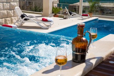 Seaside Villa with Pool and Built in Jacuzzi in Dubrovnik Area