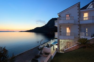 Luxury Beachfront Villa with Pool near Makarska