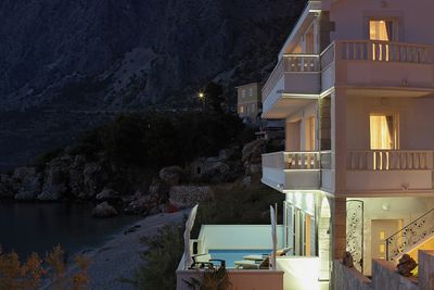 Luxury Beachfront Villa with Pool near Makarska