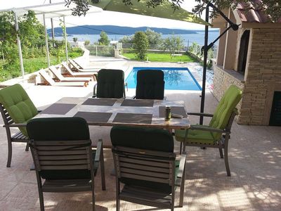 Romantic Holiday House with Pool in Kastel Sucurac near Split