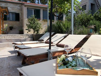 Romantic Holiday House with Pool in Kastel Sucurac near Split