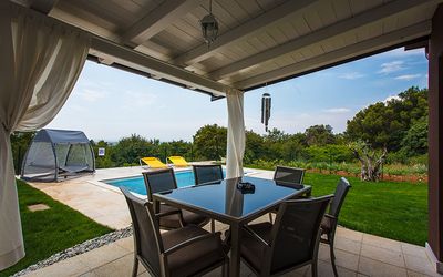 5 Bedroom Istrian Villa with Sea Water Swimming Pool