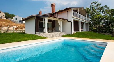 5 Bedroom Istrian Villa with Sea Water Swimming Pool