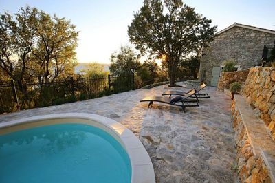 Authentic Sea View Vacation Villa with Pool Zadar Area