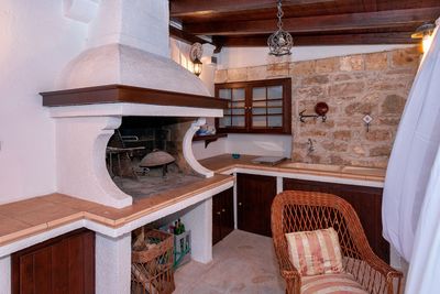 Stylish Seafront House with Sea View Terrace and Pool in Jelsa