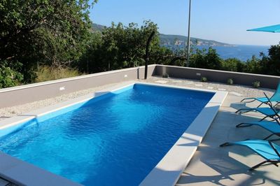 Lovely Sea View Villa with Pool in Komiza Island Vis