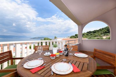 Large Sea View Ciovo Villa with Pool near Trogir