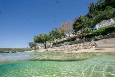 Luxury Beachfront Villa in Rogoznica with Beautiful Terrace and Private Pool 