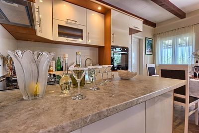 Adorable Beachfront Holiday Villa with Pool in Ciovo near Trogir