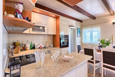Adorable Beachfront Holiday Villa with Pool in Ciovo near Trogir