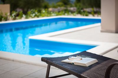 Sea View Villa with Pool and Boat Mooring in Riviera Sibenik