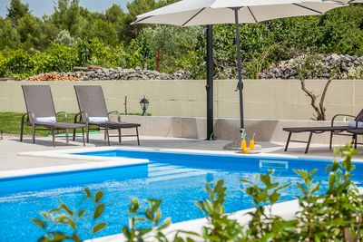 Sea View Villa with Pool and Boat Mooring in Riviera Sibenik