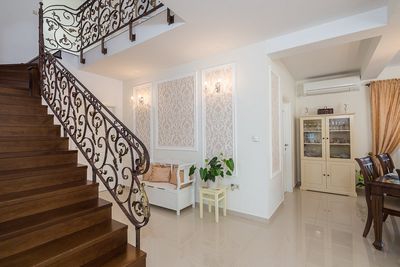 Sea View Villa with Pool and Boat Mooring in Riviera Sibenik