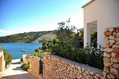 Lovely Seafront Holiday House with Pool in Vinisce Trogir Riviera