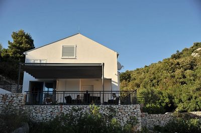 Lovely Seafront Holiday House with Pool in Vinisce Trogir Riviera