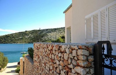 Lovely Seafront Holiday House with Pool in Vinisce Trogir Riviera
