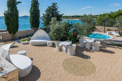 Exclusive Beachfront Villa near Croatian Nature Park Vransko Lake