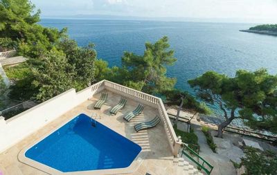 Large Seafront Holiday House with Pool and Outdoor Terrace Island Brac